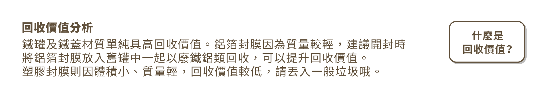回收價值分析