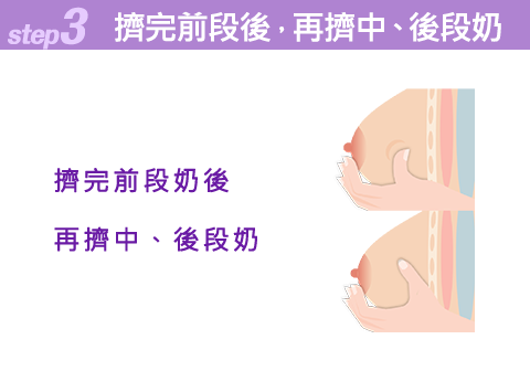 STEP1 把乳房分3等份