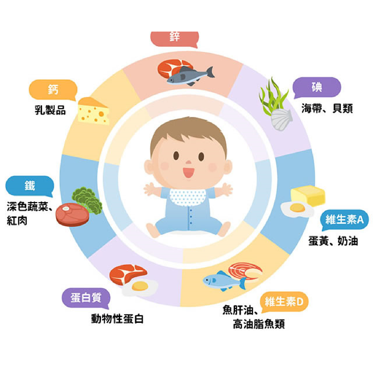 6-12個月寶寶這個階段需要特別注意什麼營養素嗎?